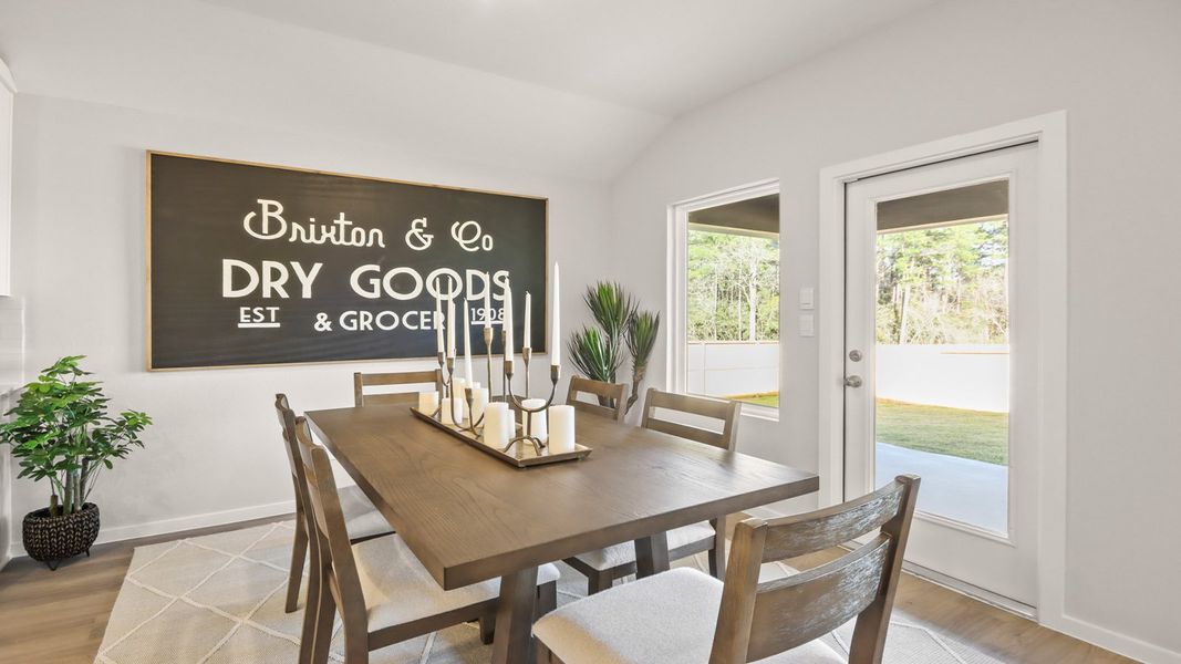 Furnished interior view inside a new home in New Waverly Station, New Waverly (Image 26).