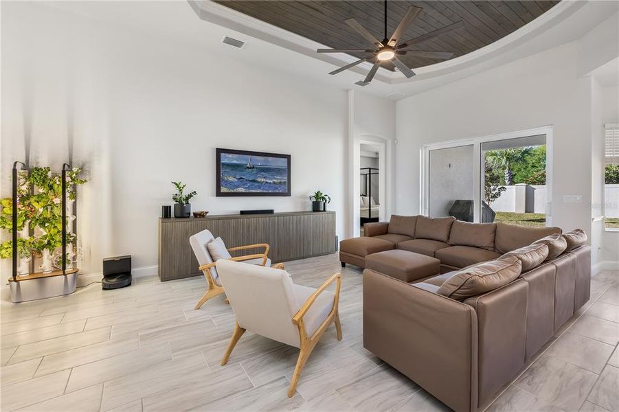 Furnished interior view inside a new home in Marina Del Palma, Palm Coast (Image 5).