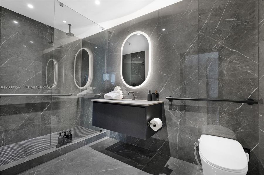 Furnished interior view inside a new home in , Miami (Image 6).