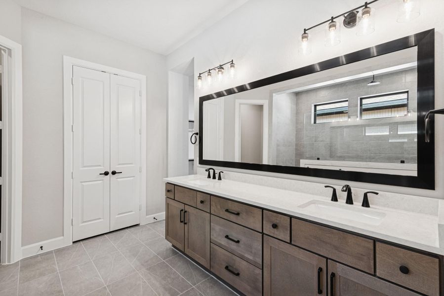 Furnished interior view inside a new home in The Meadows at Imperial Oaks, Conroe (Image 13).