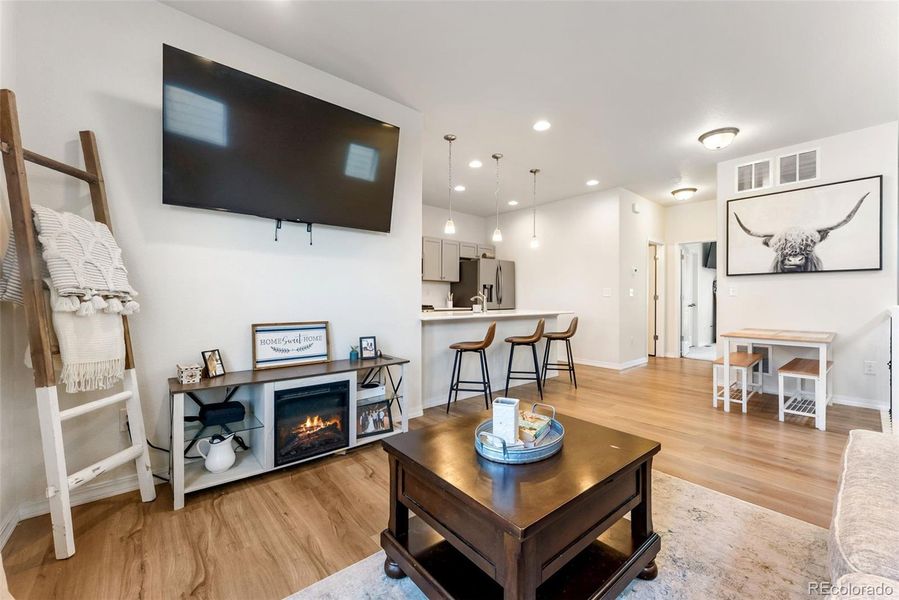 Furnished interior view inside a new home in , Colorado Springs (Image 15).