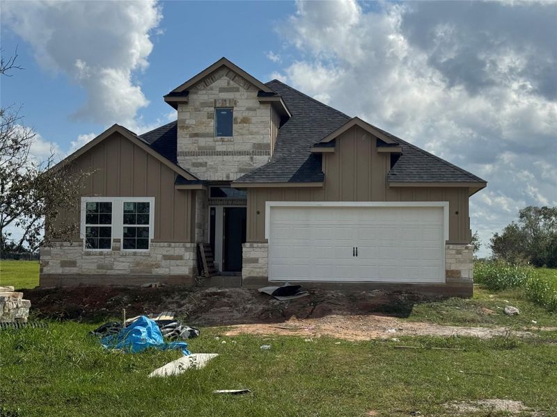 In-progress construction of a new home in , Angleton, TX (Image 6).