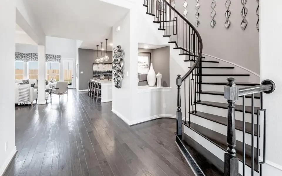 Furnished interior view inside a new home in High Park Hill, Arrington (Image 6).