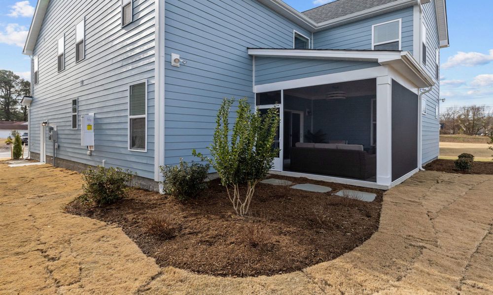 Representative exterior details of a home built from the The Mangrove by Chesapeake Homes in Bridgewater - Shorehaven Village, Little River (Image 4).
