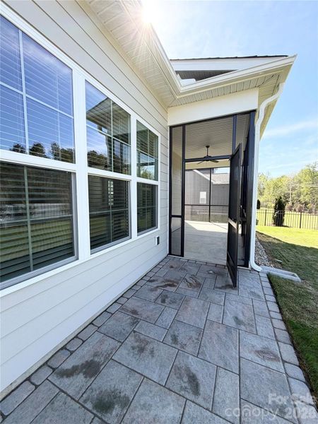 Exterior details and patio area of a home in Brighton Park, Mount Pleasant (Image 3). Exterior details and patio area of a home in Brighton Park, Mount Pleasant (Image 3).