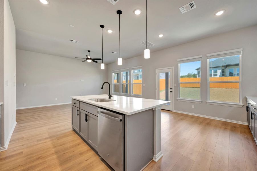 Furnished interior view inside a new home in Heritage, Dripping Springs (Image 12).