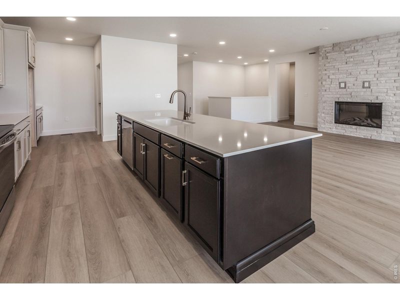 Furnished interior view inside a new home in Prairie Song Story Collection - Single Family Homes, Windsor (Image 19).