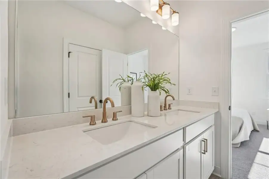 Furnished interior view inside a new home in Millcroft, Buford (Image 5).