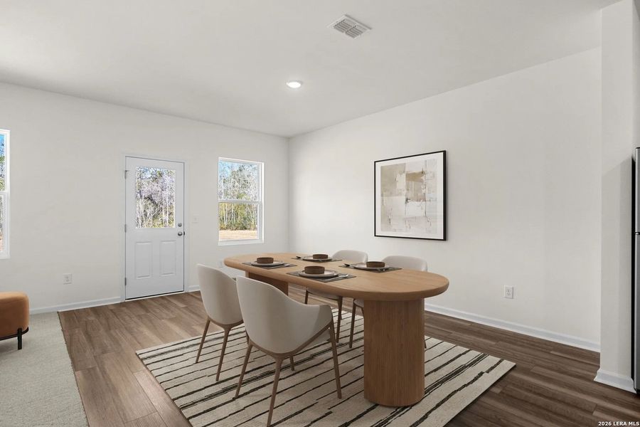 Furnished interior view inside a new home in Sutton Farms, San Antonio (Image 9).