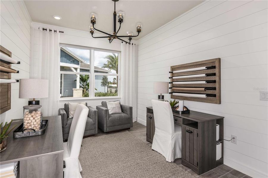 Furnished interior view inside a new home in Del Webb Sunbridge, St. Cloud (Image 24).