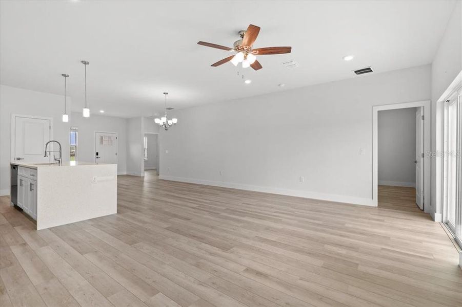 Spacious, unfurnished interior of a new home in , Indian Lake Estates (Image 31). Spacious, unfurnished interior of a new home in , Indian Lake Estates (Image 31).