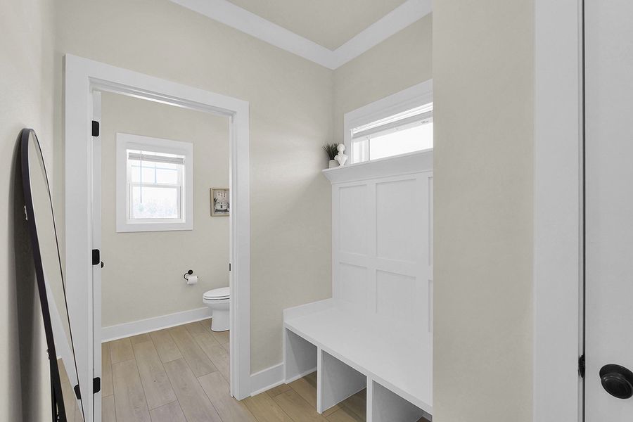 Representative furnished interior of a home built from the Porter II by Great Southern Homes in Cottages at Roofs Pond, West Columbia (Image 44).
