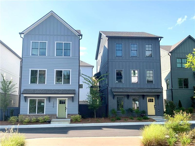 Front exterior of a new home in Stillwood, Hapeville, GA, highlighting curb appeal (Image 1). Front exterior of a new home in Stillwood, Hapeville, GA, highlighting curb appeal (Image 1).