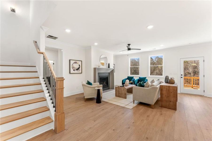 Furnished interior view inside a new home in Prescott Manor, Canton (Image 35).