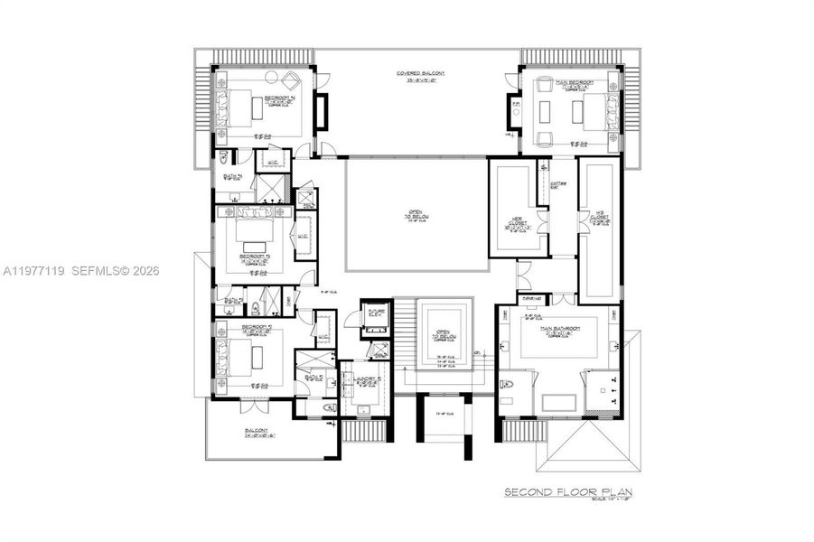 2D floor plan layout of this home in , Fort Lauderdale, FL (Image 3).