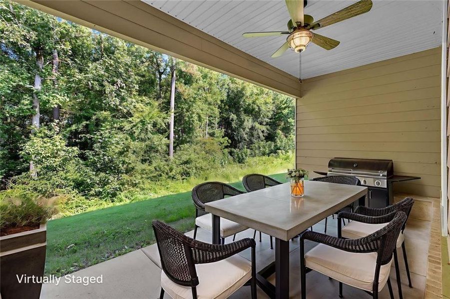 Exterior details and patio area of a home in , Macon (Image 3).