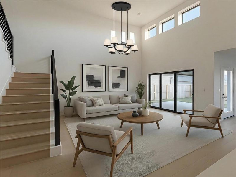 Furnished interior view inside a new home in , Hockley (Image 17). Furnished interior view inside a new home in , Hockley (Image 17).