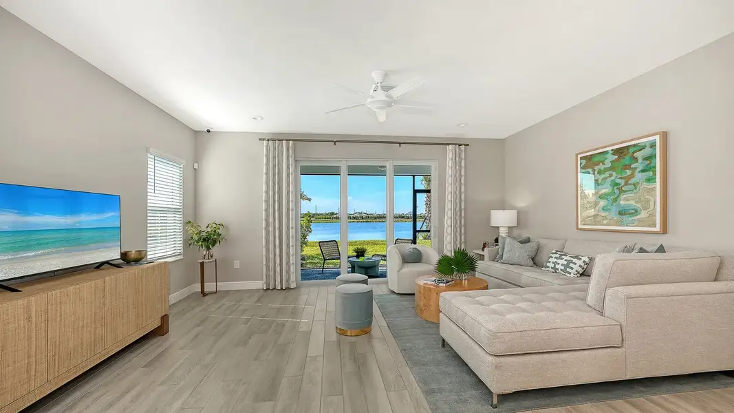 Furnished interior view inside a new home in SkySail, Naples (Image 6). Furnished interior view inside a new home in SkySail, Naples (Image 6).
