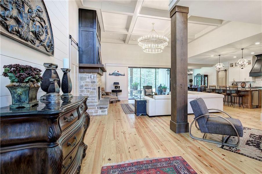 Furnished interior view inside a new home in , Temple (Image 69).