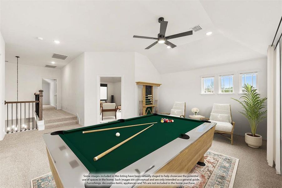 Furnished interior view inside a new home in Glenwood Meadows, Argyle (Image 19).