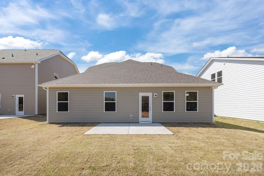 Exterior details and patio area of a home in McFarland Estates, York (Image 4).