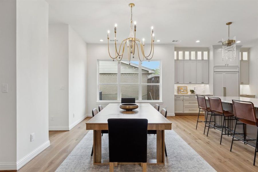 Furnished interior view inside a new home in , Dallas (Image 8).