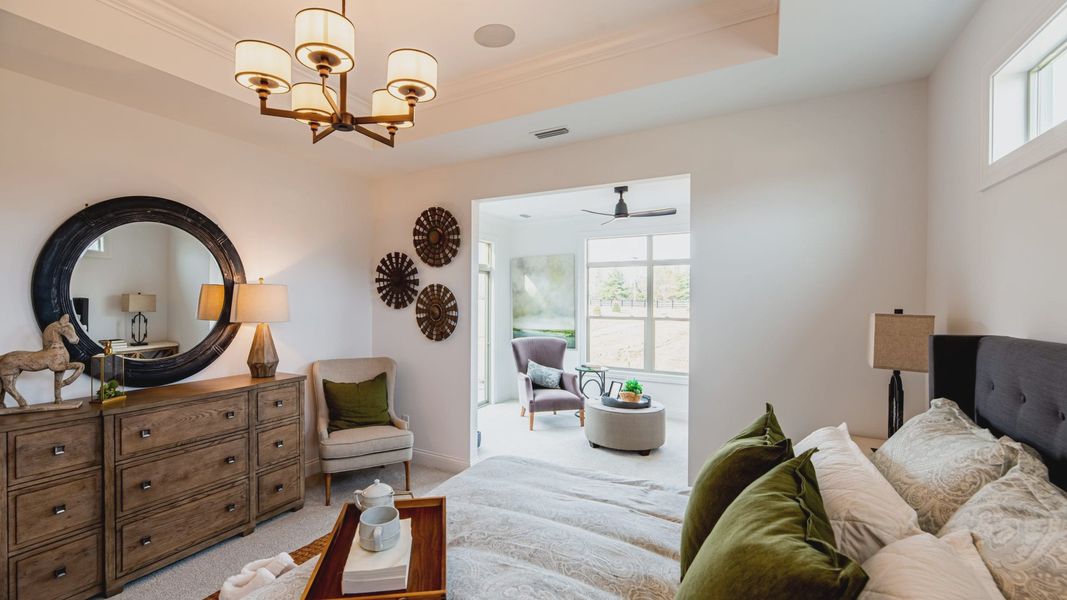 Representative furnished interior of a home built from the Torino by Epcon Communities in The Villas at Pinewood, Asheboro (Image 19).