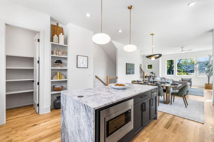 Furnished interior view inside a new home in , Atlanta (Image 33). Furnished interior view inside a new home in , Atlanta (Image 33).