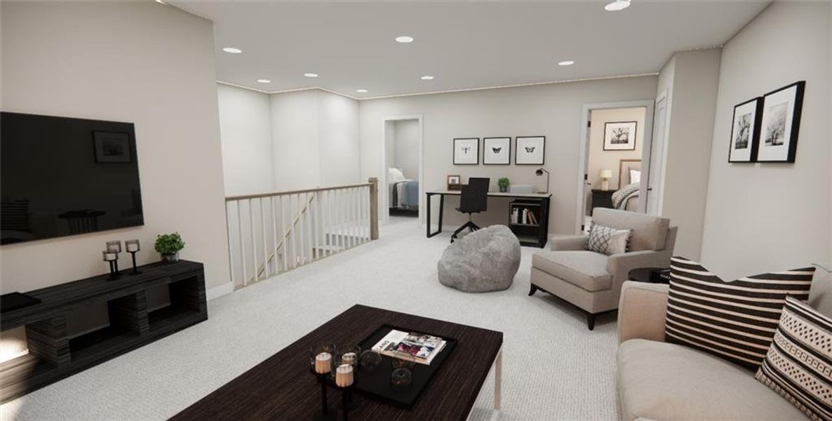 Furnished interior view inside a new home in , Carrollton (Image 17).