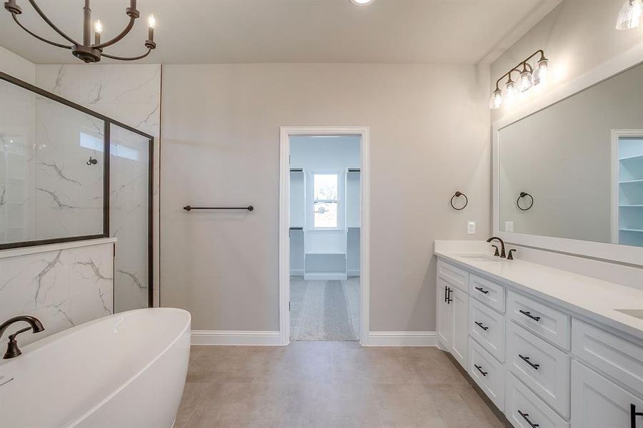 Furnished interior view inside a new home in , Weatherford (Image 13).