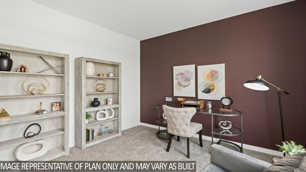 Furnished interior view inside a new home in Silverthorne, Conroe (Image 20).