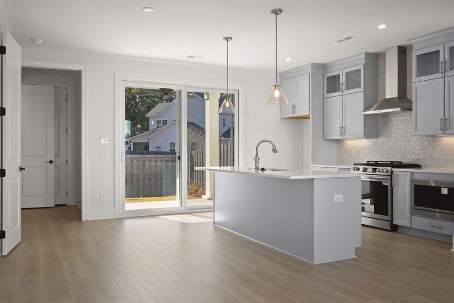 Furnished interior view inside a new home in , Johns Island (Image 10).
