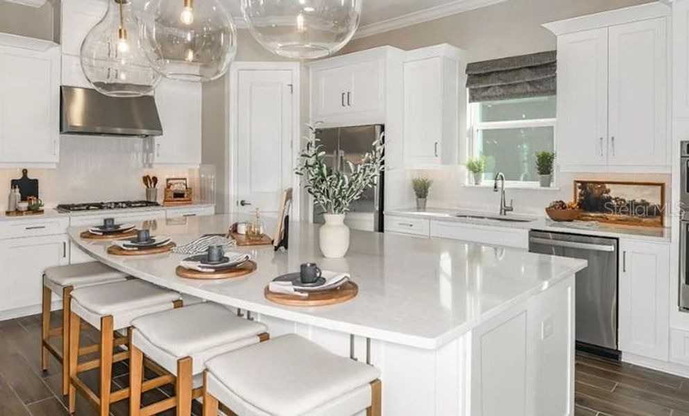 Furnished interior view inside a new home in Center Lake Ranch Community Group Page, St. Cloud (Image 9).