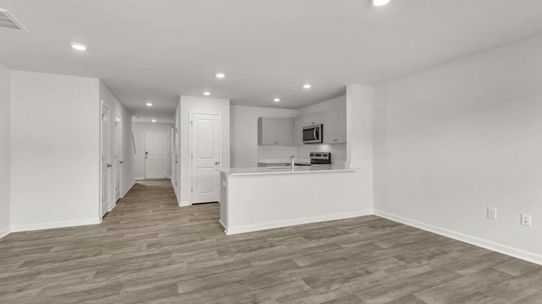 Spacious, unfurnished interior of a new home in The Townes at Wilson's Ridge, Smithfield (Image 15).