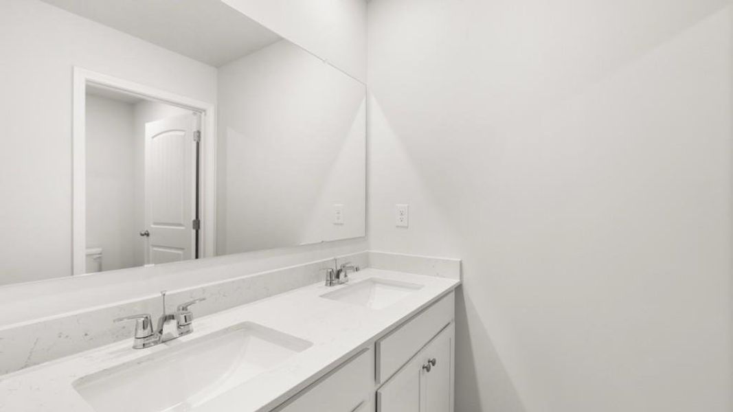 Furnished interior view inside a new home in Liberty Crossing, Braselton (Image 13).