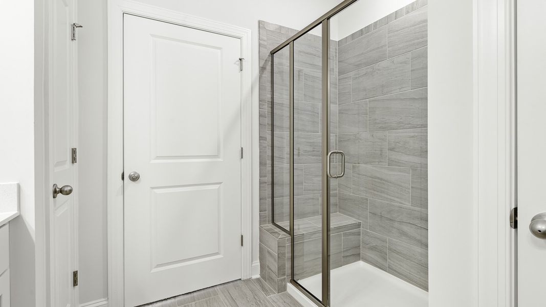 Furnished interior view inside a new home in Lybrook Village, Advance (Image 6).