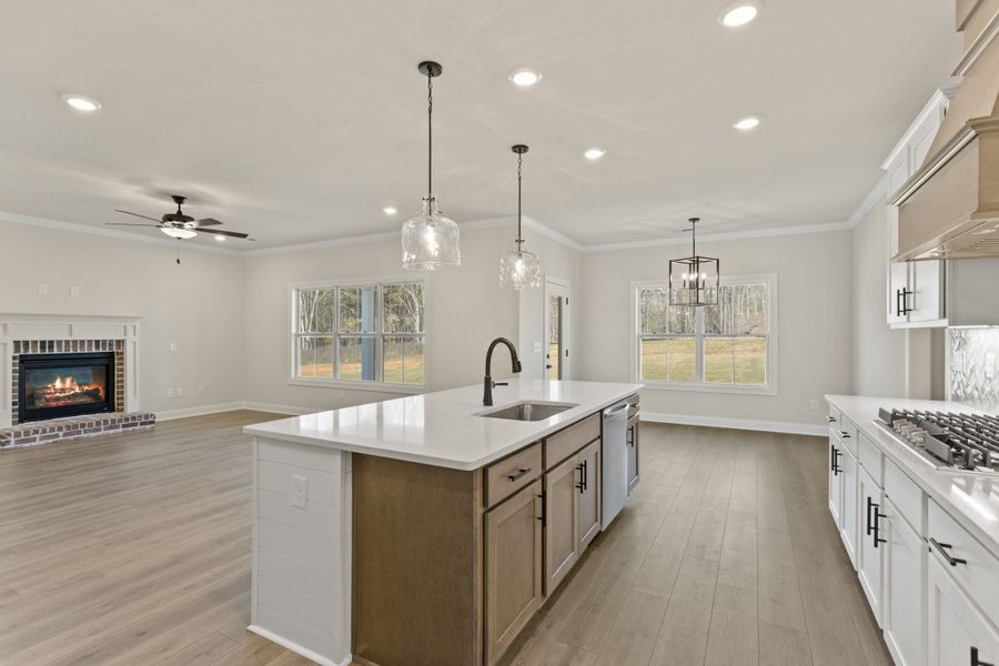 Furnished interior view inside a new home in Cherokee Knoll, Williamston (Image 8).