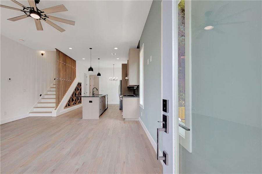 Furnished interior view inside a new home in , Atlanta (Image 36).