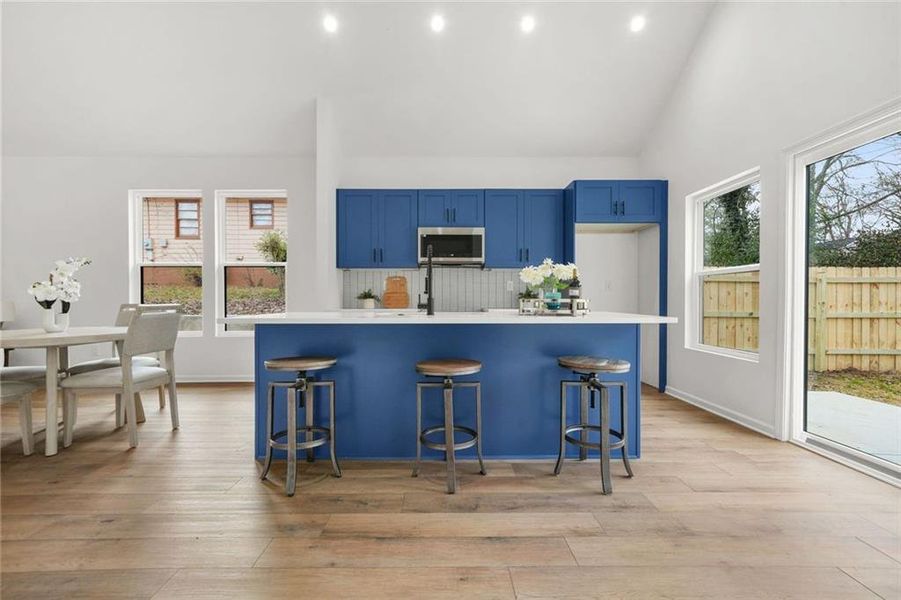 Furnished interior view inside a new home in , Atlanta (Image 8).