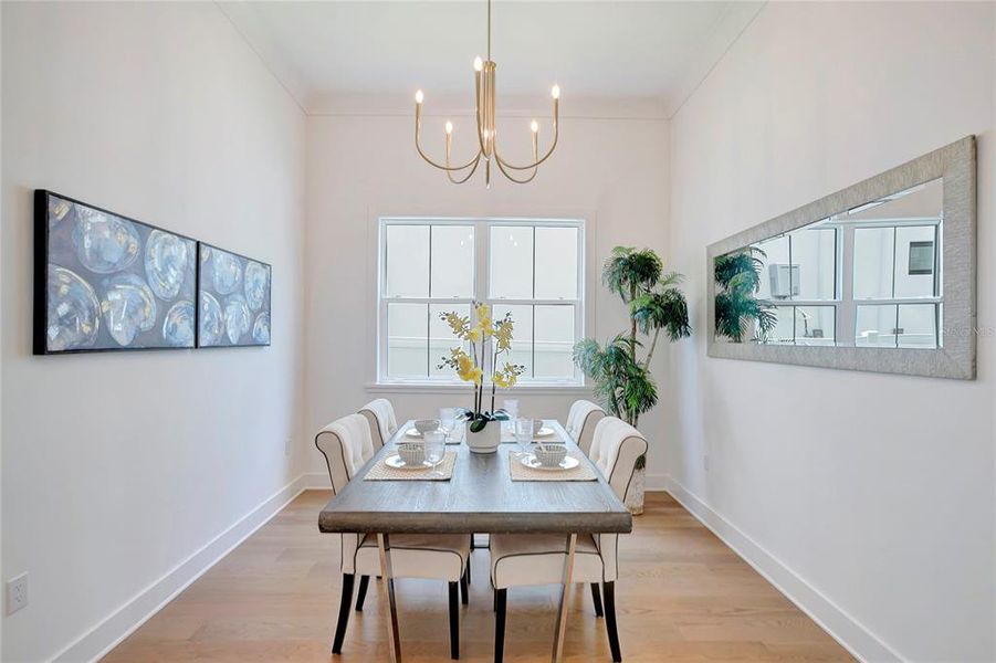 Furnished interior view inside a new home in , Tampa (Image 10).