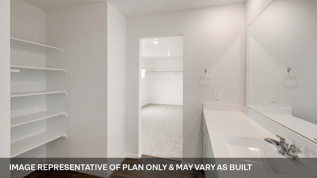 Furnished interior view inside a new home in Wayside, Uhland (Image 8).