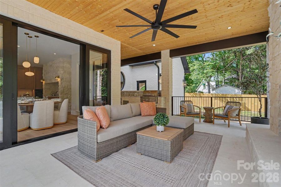 Exterior details and patio area of a home in , Mint Hill (Image 31). Exterior details and patio area of a home in , Mint Hill (Image 31).