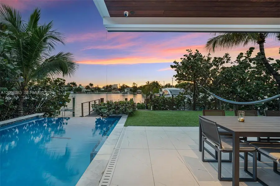 Exterior details and patio area of a home in , Miami Beach (Image 24).