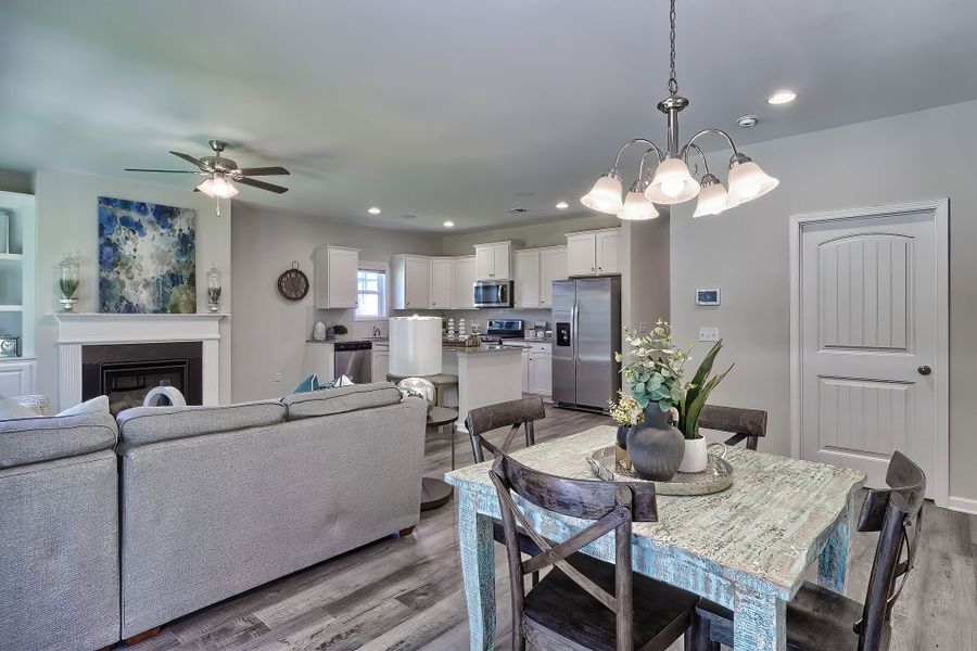 Furnished interior view inside a new home in Portrait Hills, Aiken (Image 17). Furnished interior view inside a new home in Portrait Hills, Aiken (Image 17).