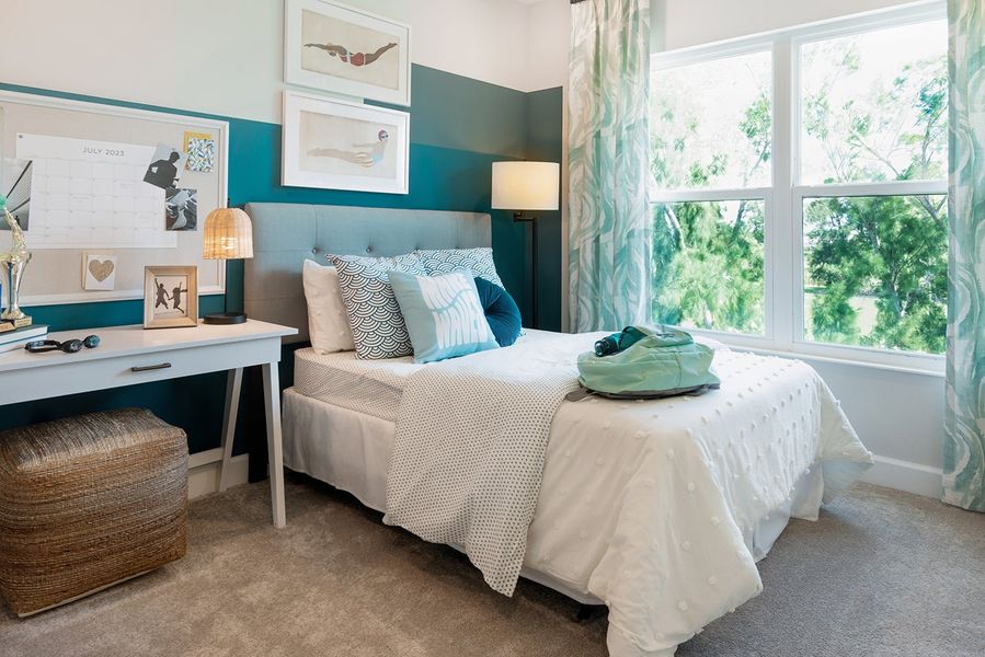 Representative furnished interior of a home built from the Sanibel by Park Square Residential in Marisol Pointe at MiraBay, Apollo Beach (Image 12).