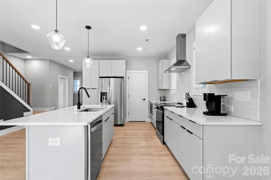 Furnished interior view inside a new home in , Charlotte (Image 18). Furnished interior view inside a new home in , Charlotte (Image 18).