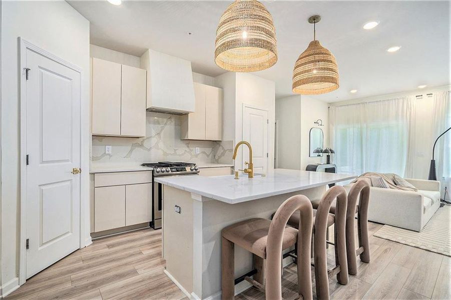 Furnished interior view inside a new home in Terrace at Riverview Landing, Mableton (Image 15).