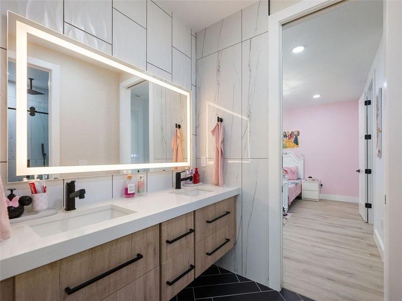 Furnished interior view inside a new home in , Cumming (Image 44).