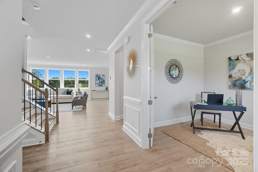 Furnished interior view inside a new home in Blair Place, Monroe (Image 17).