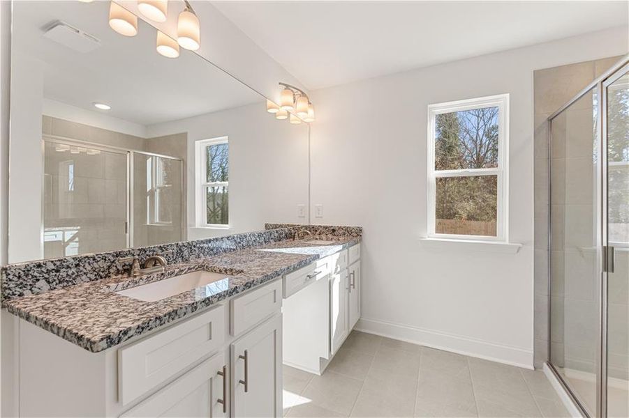 Furnished interior view inside a new home in Mulberry Summit, Flowery Branch (Image 11). Furnished interior view inside a new home in Mulberry Summit, Flowery Branch (Image 11).